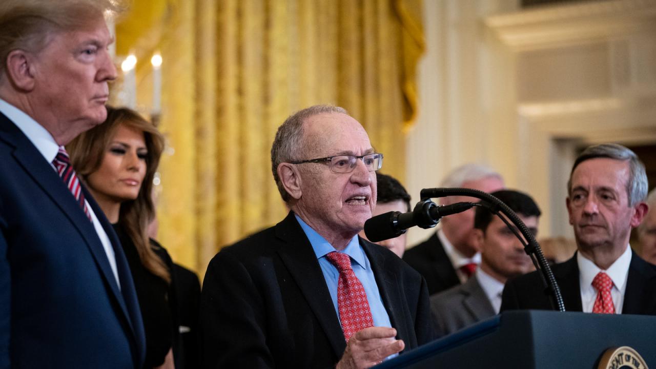 Alan dershowitz new york ag should be removed from trump family investigation