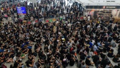 Flights resuming at hong kong airport after protest chaos