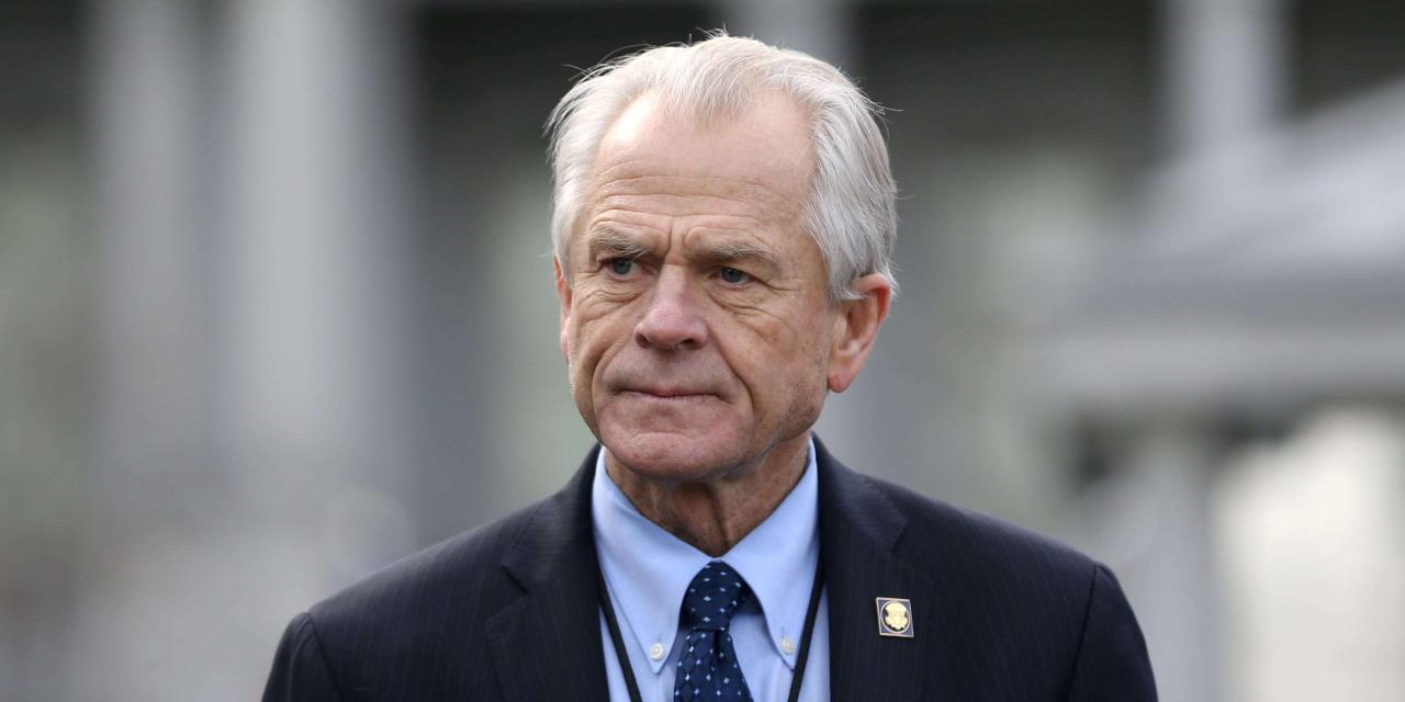 White house adviser peter navarro blames federal reserve for moving too far too fast causing market plunge