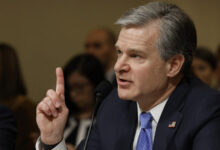 Fbi director wray defends using bureau jet to go on vacation