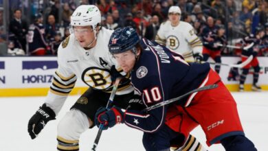 Bruins McAvoy injury update Bruins medical report