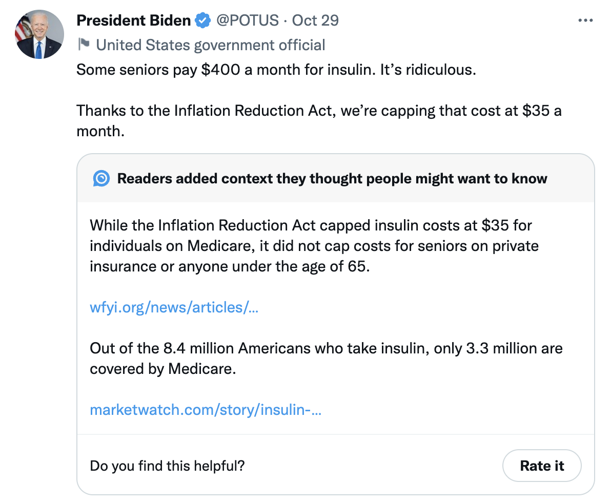 Twitter fact checks bidens claim that companies paid no taxes