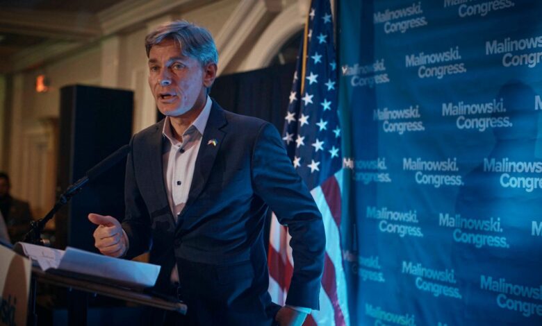 Kean ousts malinowski in rematch gives gop a red seat in a blue state