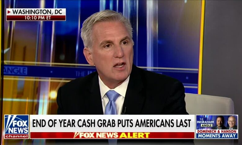 Mccarthy says defense bill wont move forward unless military vaccine mandate dropped