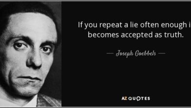 Repeat a lie often enough and it will believed