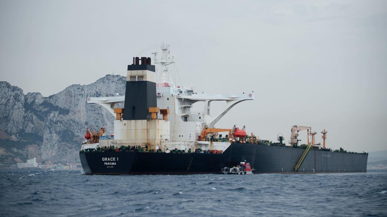 Iran tanker heads to greece iran warns u s against seizure bid