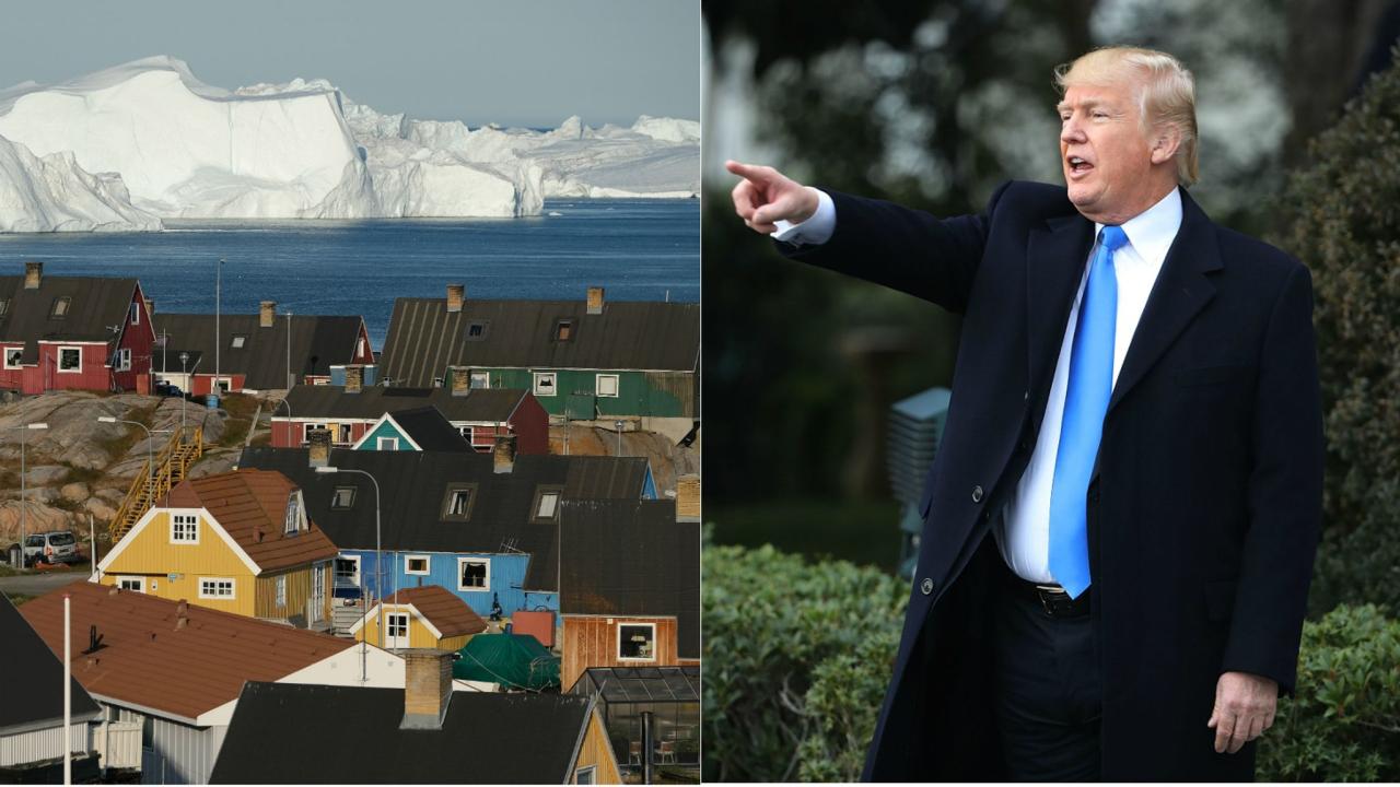 Trump us considering possibly buying greenland essentially its a large real estate deal