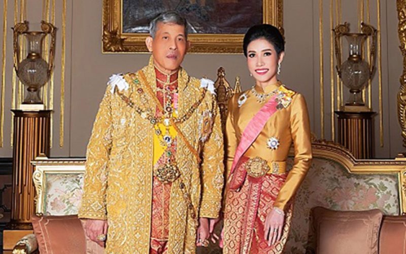 Thailand releases rare pictures of king and official mistress causing royal website to crash