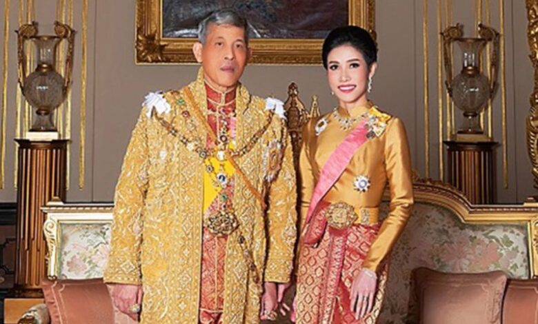 Thailand releases rare pictures of king and official mistress causing royal website to crash